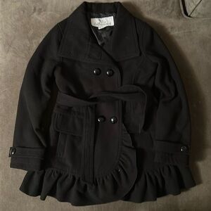 Girls Black Coat
